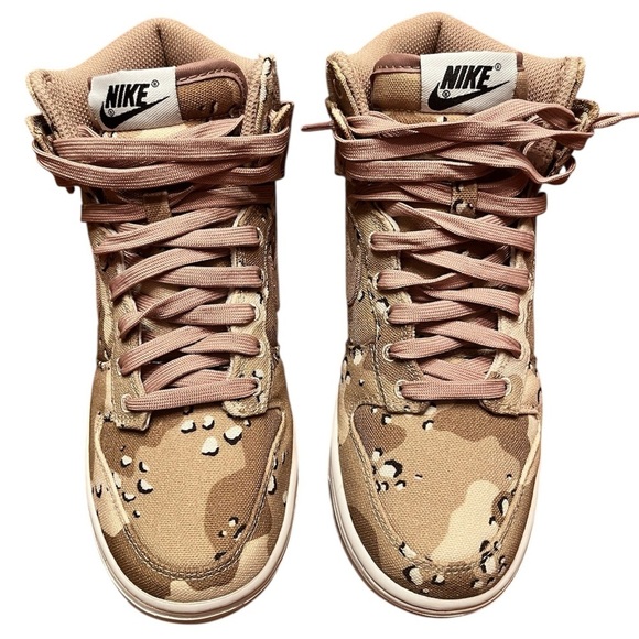 Nike Women's Dunk High Desert Camo DX2314-200 Women’s Size 6.5/Men’s Size 5 - Picture 3 of 14